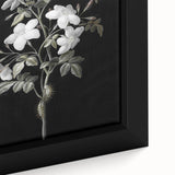 Dark Moody Wall Art - Floral Elegance with Butterfly for Dramatic Spaces