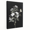 Dark Moody Wall Art - Floral Elegance with Butterfly for Dramatic Spaces