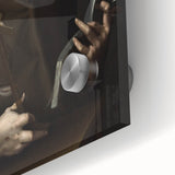 Dark Moody Wall Art - Timeless Religious Portrait for Dramatic Spaces