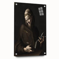 Dark Moody Wall Art - Timeless Religious Portrait for Dramatic Spaces
