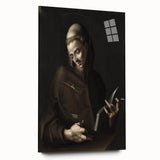 Dark Moody Wall Art - Timeless Religious Portrait for Dramatic Spaces