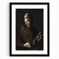 Dark Moody Wall Art - Timeless Religious Portrait for Dramatic Spaces