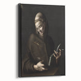 Dark Moody Wall Art - Timeless Religious Portrait for Dramatic Spaces