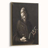 Dark Moody Wall Art - Timeless Religious Portrait for Dramatic Spaces