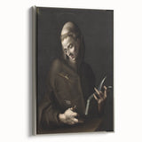Dark Moody Wall Art - Timeless Religious Portrait for Dramatic Spaces