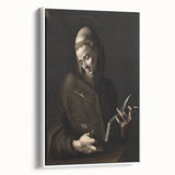 Dark Moody Wall Art - Timeless Religious Portrait for Dramatic Spaces