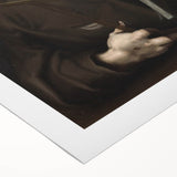 Dark Moody Wall Art - Timeless Religious Portrait for Dramatic Spaces