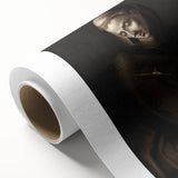 Dark Moody Wall Art - Timeless Religious Portrait for Dramatic Spaces