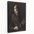Dark Moody Wall Art - Timeless Religious Portrait for Dramatic Spaces