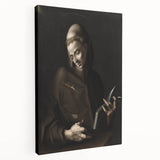 Dark Moody Wall Art - Timeless Religious Portrait for Dramatic Spaces