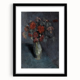 Dark Moody Wall Art - Dramatic Floral Still Life for Elegant Interiors