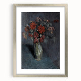 Dark Moody Wall Art - Dramatic Floral Still Life for Elegant Interiors