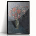 Dark Moody Wall Art - Dramatic Floral Still Life for Elegant Interiors