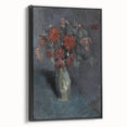 Dark Moody Wall Art - Dramatic Floral Still Life for Elegant Interiors