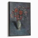 Dark Moody Wall Art - Dramatic Floral Still Life for Elegant Interiors