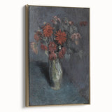 Dark Moody Wall Art - Dramatic Floral Still Life for Elegant Interiors