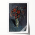 Dark Moody Wall Art - Dramatic Floral Still Life for Elegant Interiors