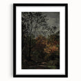 Dark Moody Wall Art - Serene Forest Landscape for Dramatic Interiors