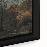 Dark Moody Wall Art - Serene Forest Landscape for Dramatic Interiors