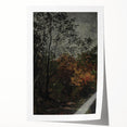 Dark Moody Wall Art - Serene Forest Landscape for Dramatic Interiors