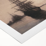 Venetian Harbor at Dusk - Dark Moody Maritime Wall Art Decor