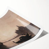 Venetian Harbor at Dusk - Dark Moody Maritime Wall Art Decor