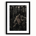 Dark Moody Wall Art - Dramatic Knight and Forest Scene for Interiors