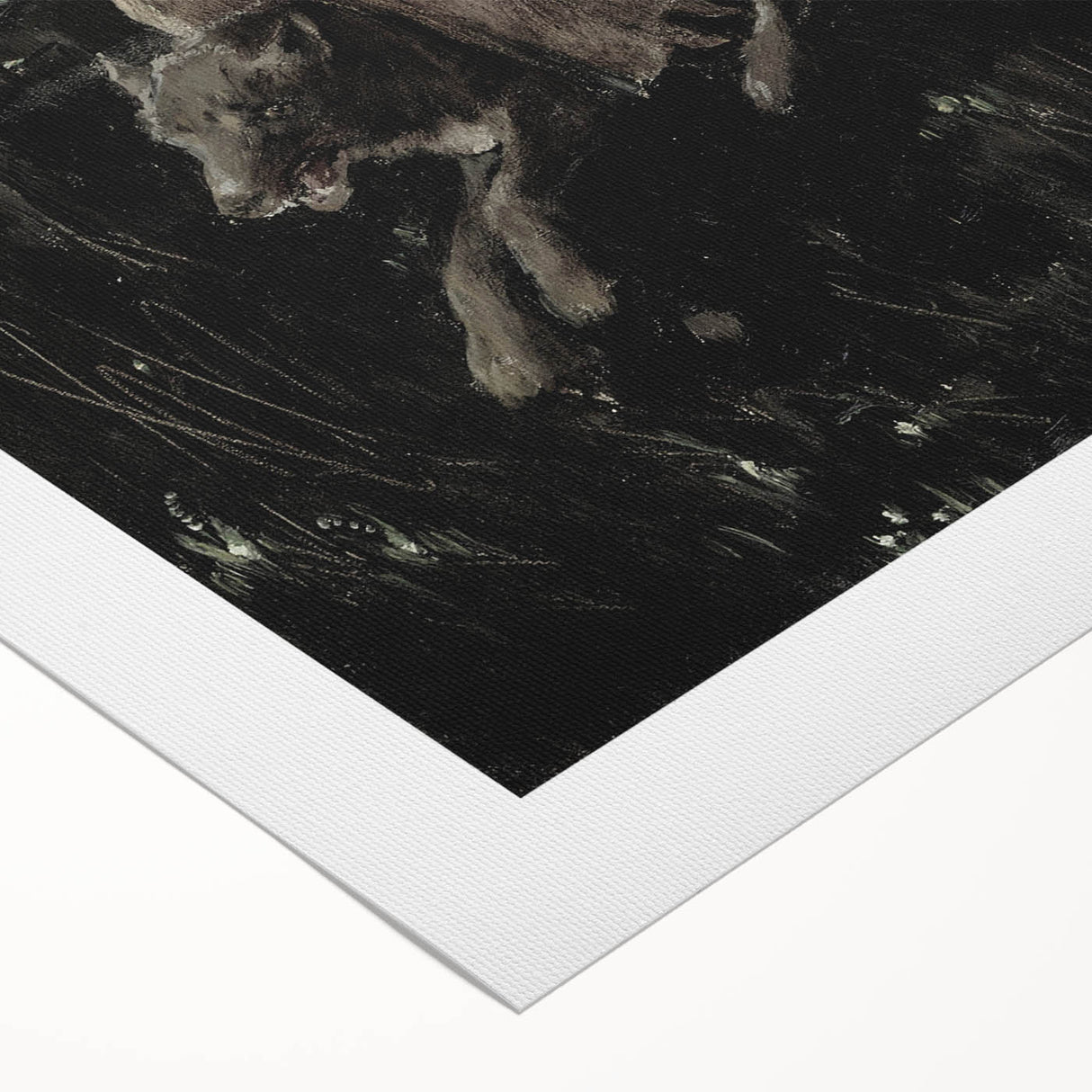 Dark Moody Wall Art - Dramatic Knight and Forest Scene for Interiors