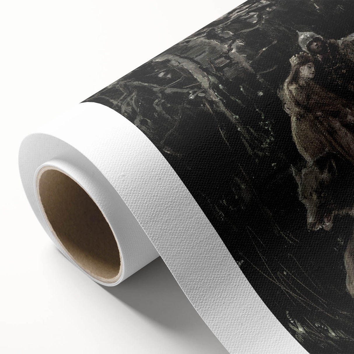 Dark Moody Wall Art - Dramatic Knight and Forest Scene for Interiors