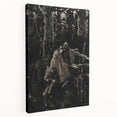 Dark Moody Wall Art - Dramatic Knight and Forest Scene for Interiors