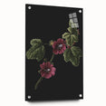 Dark Moody Wall Art - Elegant Botanical Illustration for Refined Decor