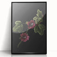 Dark Moody Wall Art - Elegant Botanical Illustration for Refined Decor