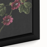 Dark Moody Wall Art - Elegant Botanical Illustration for Refined Decor
