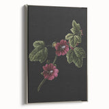 Dark Moody Wall Art - Elegant Botanical Illustration for Refined Decor