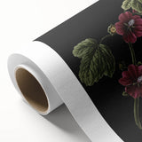 Dark Moody Wall Art - Elegant Botanical Illustration for Refined Decor