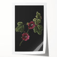 Dark Moody Wall Art - Elegant Botanical Illustration for Refined Decor