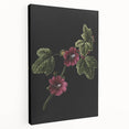Dark Moody Wall Art - Elegant Botanical Illustration for Refined Decor