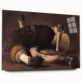 Dark Moody Wall Art: Atmospheric Mushroom Still Life - Moody Art Print