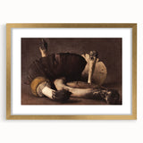 Dark Moody Wall Art: Atmospheric Mushroom Still Life - Moody Art Print