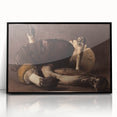 Dark Moody Wall Art: Atmospheric Mushroom Still Life - Moody Art Print