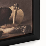 Dark Moody Wall Art: Atmospheric Mushroom Still Life - Moody Art Print