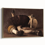 Dark Moody Wall Art: Atmospheric Mushroom Still Life - Moody Art Print