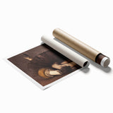 Dark Moody Wall Art: Atmospheric Mushroom Still Life - Moody Art Print