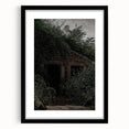 Dark Moody Wall Art - Hidden Forest Retreat for Dramatic Interiors