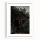 Dark Moody Wall Art - Hidden Forest Retreat for Dramatic Interiors