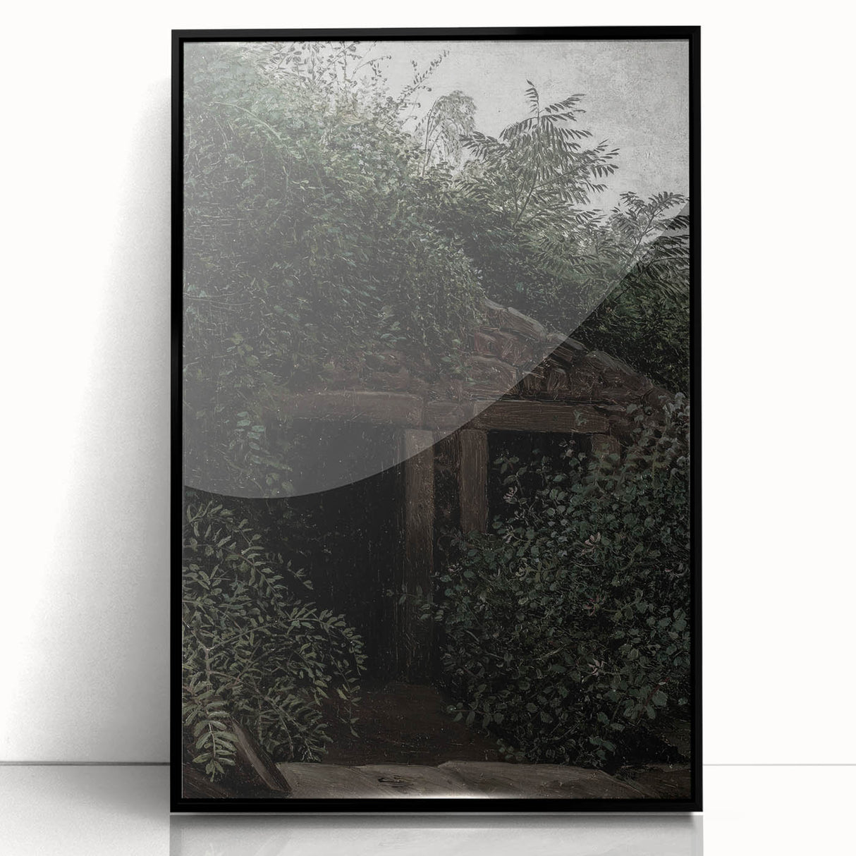Dark Moody Wall Art - Hidden Forest Retreat for Dramatic Interiors