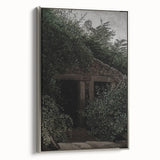 Dark Moody Wall Art - Hidden Forest Retreat for Dramatic Interiors