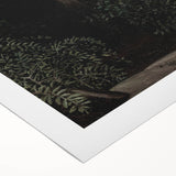 Dark Moody Wall Art - Hidden Forest Retreat for Dramatic Interiors