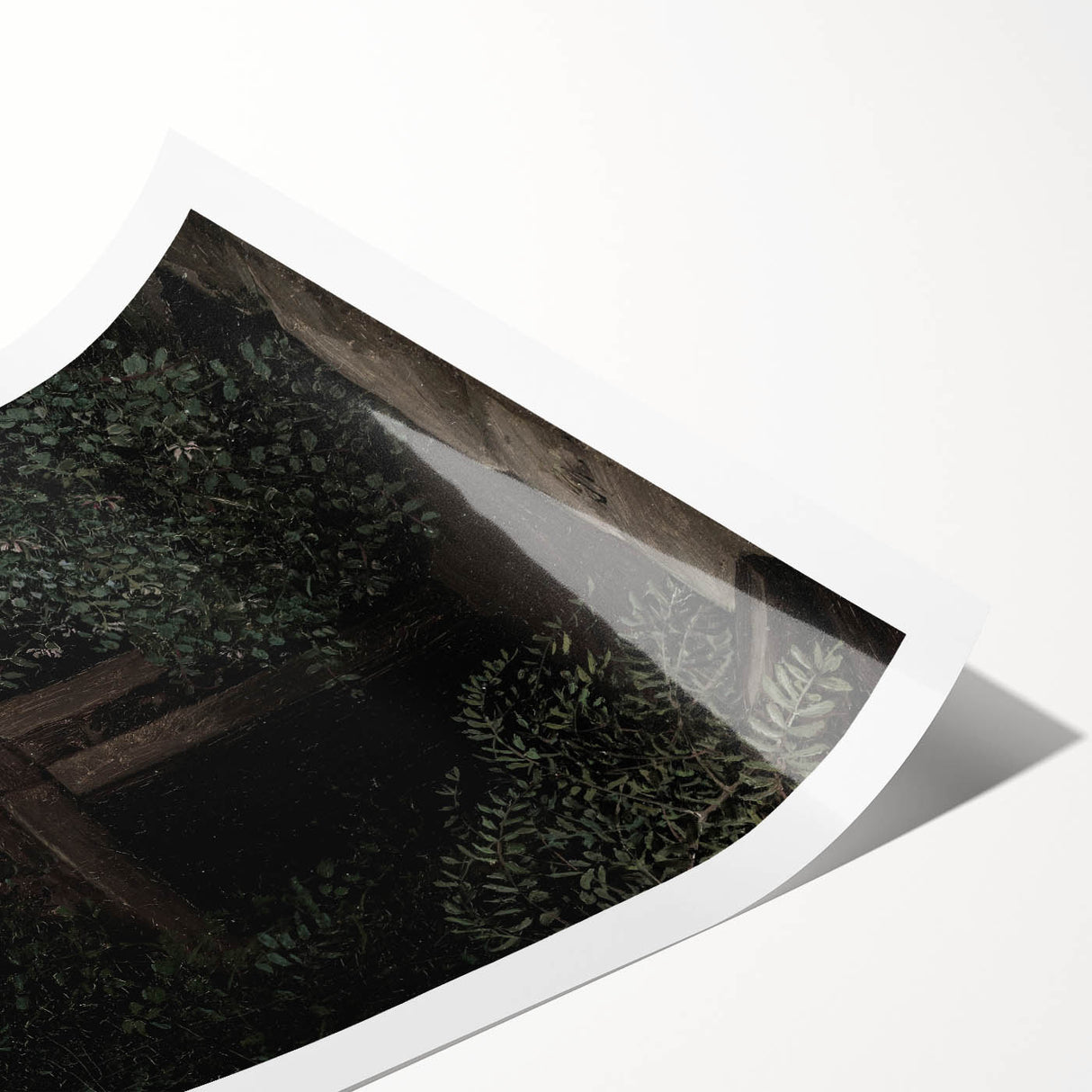 Dark Moody Wall Art - Hidden Forest Retreat for Dramatic Interiors