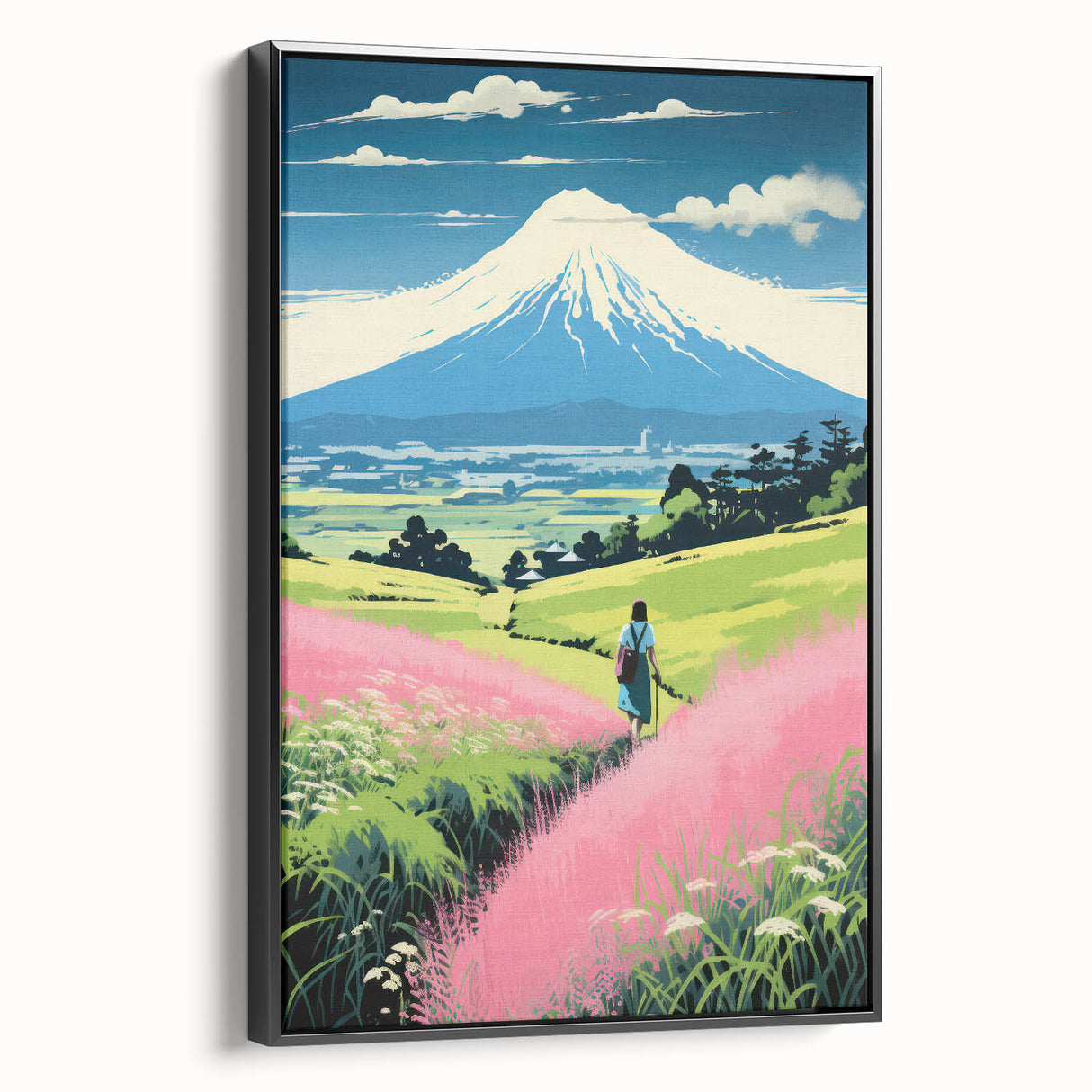 Modern Electric Wall Art – Vibrant Abstract Electric Art Canvas Decor